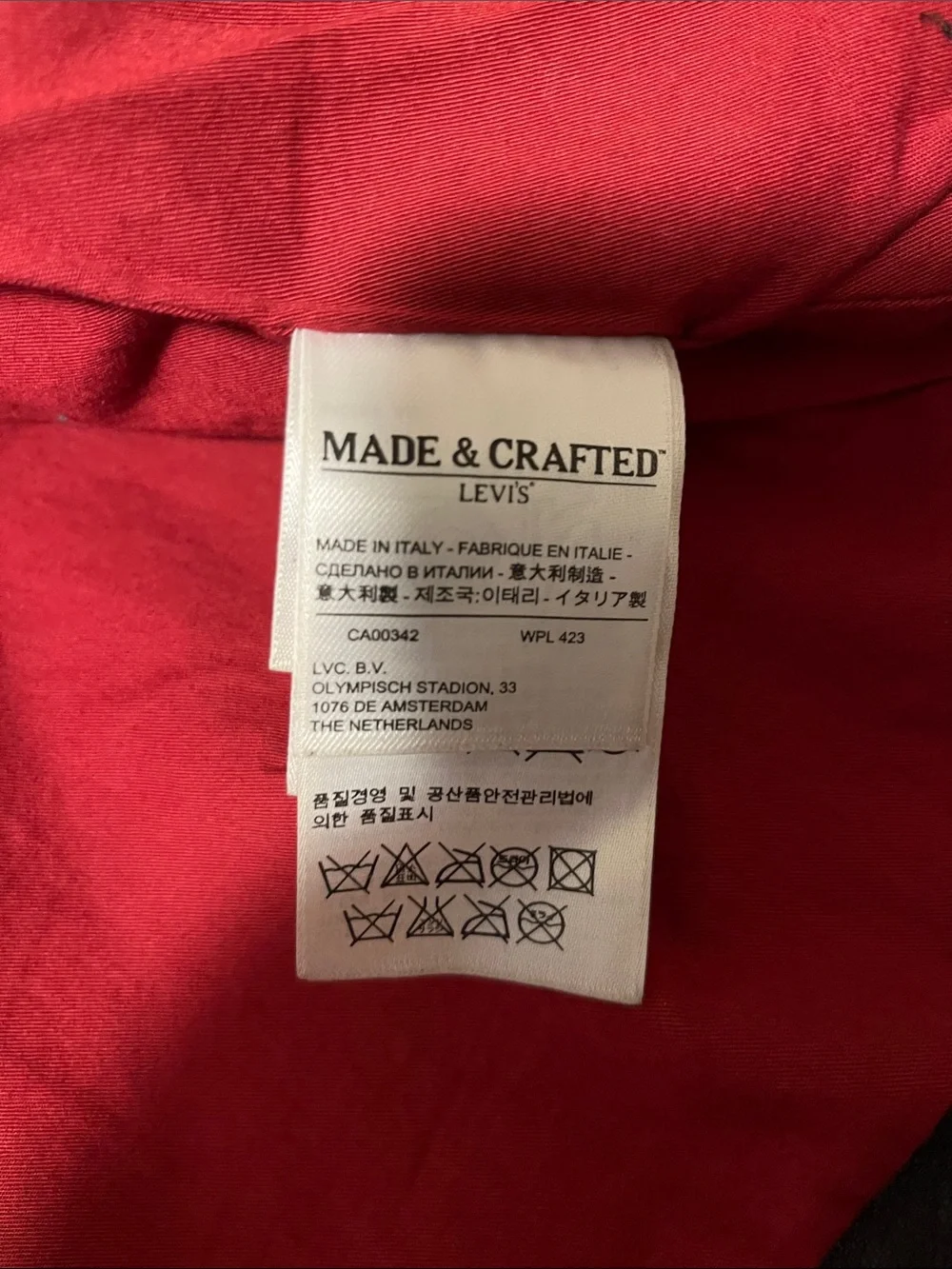 Levi’s Made & Crafted Black Leather Jacket